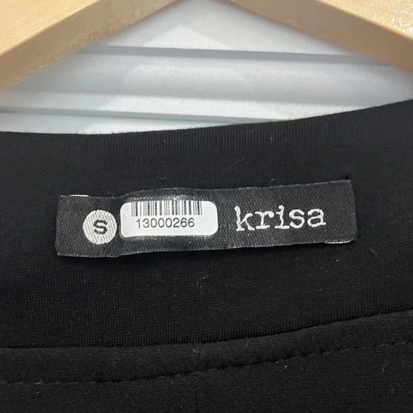 Elegant Black Belted Blazer by krisa - Picture 2 of 4